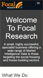 Mobile Screenshot of focalresearch.co.uk